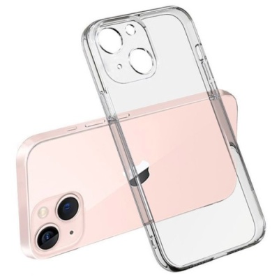 Купить силіконовий чохол ou case для apple iphone 13 (прозорий) онлайн