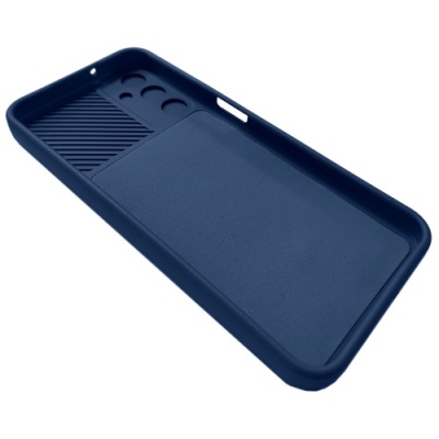 Купить силіконовий чохол soft tpu armor camshield для samsung m146 galaxy m14 5g - dark blue онлайн