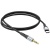 кабель aux hoco upa22 3.5mm(male) - type-c(male) 1m (чорний) 