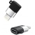 перехідник xo nb149b microusb - lightning (чорний) 