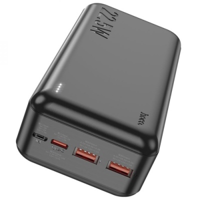 додаткова батарея power bank hoco j101b astute pd20w+qc3.0 22.5w 30000 mah (чорний) 