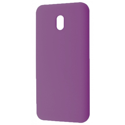 Купить силіконовий чохол soft silicone case для xiaomi redmi 8a - purple онлайн