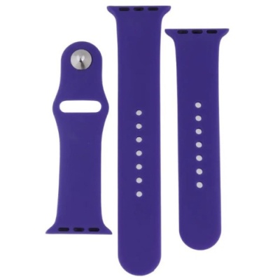 ремінець для apple watch band silicone two-piece 38/40/41 mm (34, purple) 