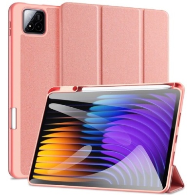 Купить чохол dux ducis domo для xiaomi pad 7/ pad 7 pro/ pad 8/ pad 8 pro with stylus pen holder & auto sleep wake (pink) онлайн