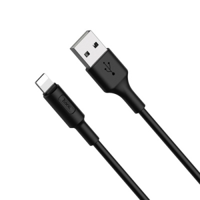 кабель hoco x25 soarer usb - lightning 2.0a/1m (чорний) 