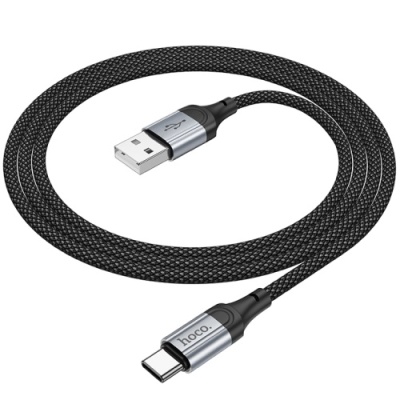 кабель hoco x102 usb - type-c 3.0a/1m (чорний) 