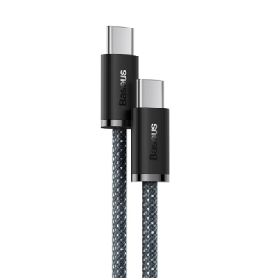 кабель baseus dynamic series type-c - type-c 100w/1m (cald000216) (slate gray) 