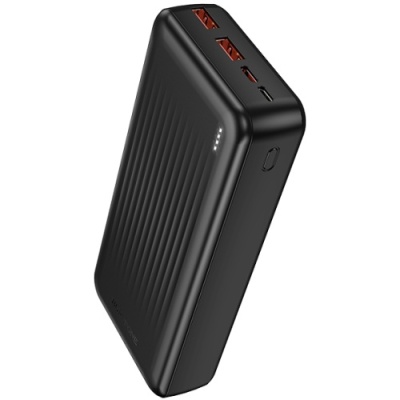 додаткова батарея power bank borofone bj80a power pd20w+qc3.0 22.5w 20000 mah (чорний) 