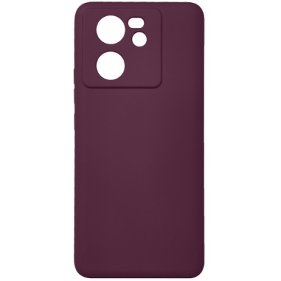 Купить силіконовий чохол soft silicone case для xiaomi 13t/13t pro (бордовий) онлайн