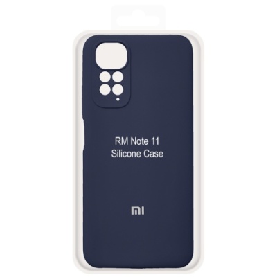 Купить чохол original soft full case hq with frame для xiaomi redmi note 11/note 11s - dark blue онлайн