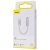 перехідник baseus lightning(male) - 3.5mm(female) headphone jack adapter (call03-02) (білий) 