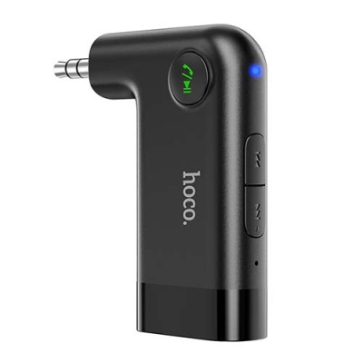 Bluetooth аудіо ресівер Hoco E53 (вбудований акумулятор) (Чорний)
