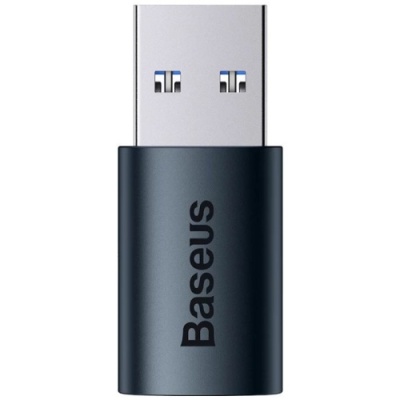 перехідник baseus ingenuity series mini otg type-c to usb 3.1 (zjjq000103) (blue) 