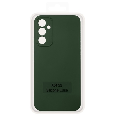 Купить чохол soft silicone case full для samsung a346 galaxy a34 5g (dark green) онлайн