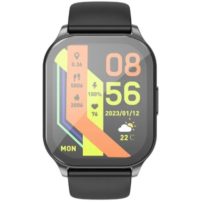 смарт-годинник hoco y19 amoled (сірий метал) 