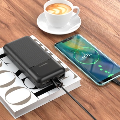 додаткова батарея power bank borofone bj16a 20000 mah (чорний) 