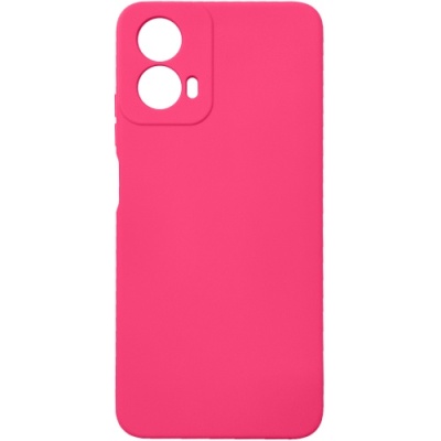 Купить силіконовий чохол soft silicone case для motorola g34 (малиновий) онлайн