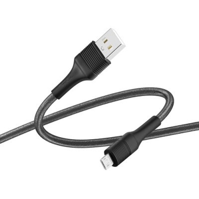 кабель ridea rc-st74 stablepro 60w usb - microusb 3a/1m (чорний) 