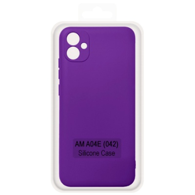 Купить чохол soft silicone case full для samsung a042 galaxy a04e (фіолетовий) онлайн