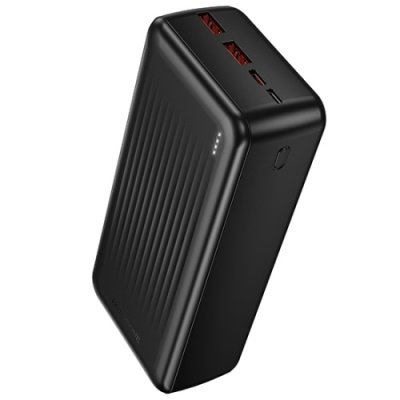 додаткова батарея power bank borofone bj80b power pd20w+qc3.0 22.5w 30000 mah (чорний) 