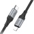 кабель hoco x102 type-c - lightning 27w/1m (чорний) 