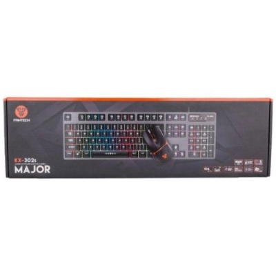 клавіатура провідна + миша fantech major kx302s (чорний) 