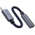 перехідник hoco ua29a type-c(male) to lightning(female) 0.15m (сірий) 