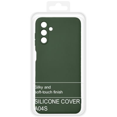 Купить силіконовий чохол soft silicone case для samsung a047 galaxy a04s/a136 galaxy a13 5g (темно-зелений) онлайн
