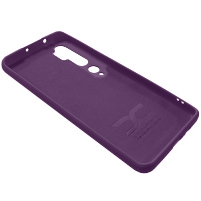Купить силіконовий чохол soft silicone case для xiaomi mi note 10 - purple онлайн