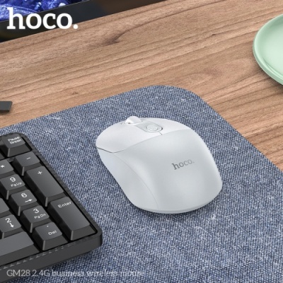 мишка бездротова hoco gm28 (білий) 