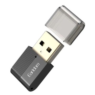 Bluetooth аудіо ресівер Earldom ET-M90 BT5.0 (Чорний)