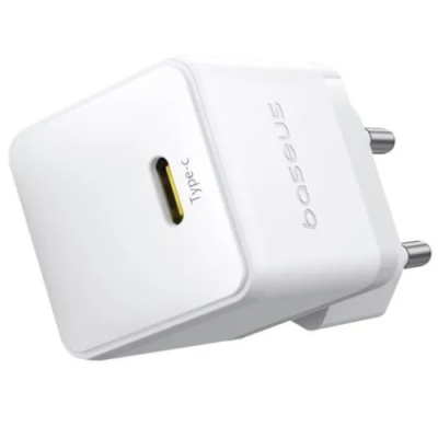 мережевий зарядний пристрій baseus palm fast charger (p10111602213-01) 1type-c/20w/pd +(type-c - type-c 60w) (білий) 