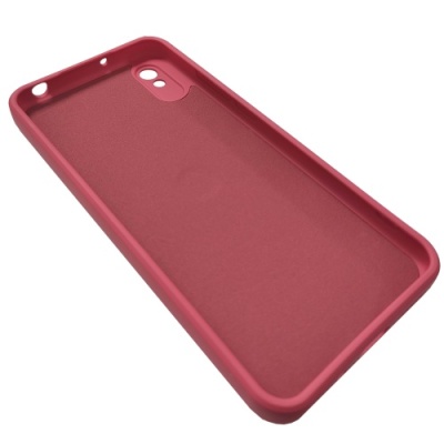 Купить силіконовий чохол soft silicone casevsmagnet ring для xiaomi redmi 9a - hawthom red онлайн