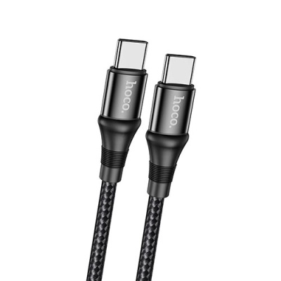 кабель hoco x50 excellent (pd) type-c - type-c 100w/5.0a/2m (чорний) 