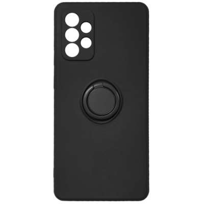 Купить силіконовий чохол soft silicone casevsmagnet ring для samsung a725 galaxy a72 - black онлайн