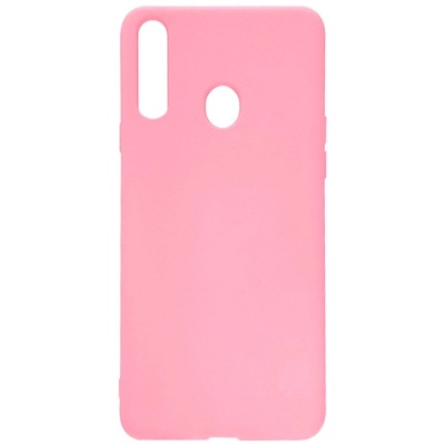 Купить силіконовий чохол soft silicone case для samsung a207 galaxy a20s - pink онлайн