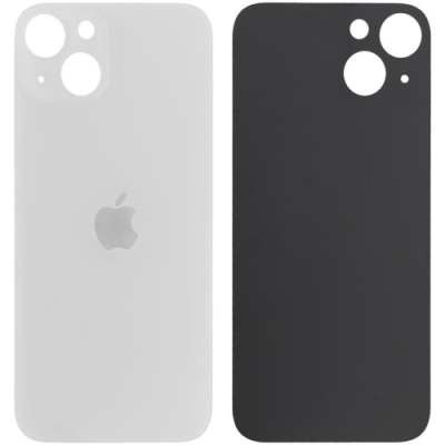 задня кришка для apple iphone 13 white (великий виріз під камеру)