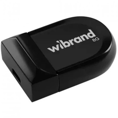 usb флеш-накопичувач wibrand 8gb scorpio (чорний) 