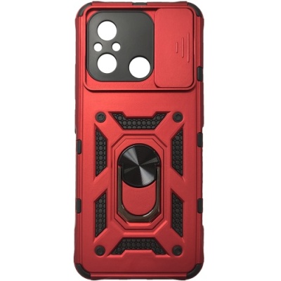 Купить чохол-накладка armor magnet camshield для xiaomi redmi 12c - red онлайн