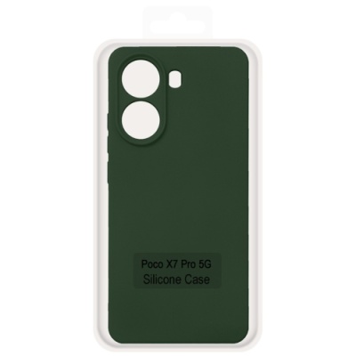 Купить чохол soft silicone case full для xiaomi poco x7 pro 5g (dark green) онлайн