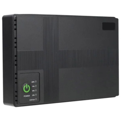 джерело безперебійного живлення (ups) для мережевого обладнання dc1018p 12v/ 9v/ 5v 10400 mah (чорний) 
