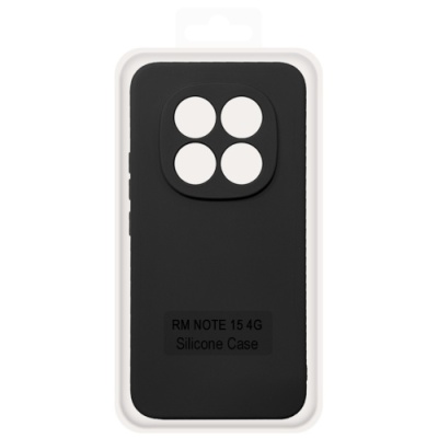 Купить чохол soft silicone case full для xiaomi redmi note 15 4g (164.03/75.42/7.94) (чорний) онлайн