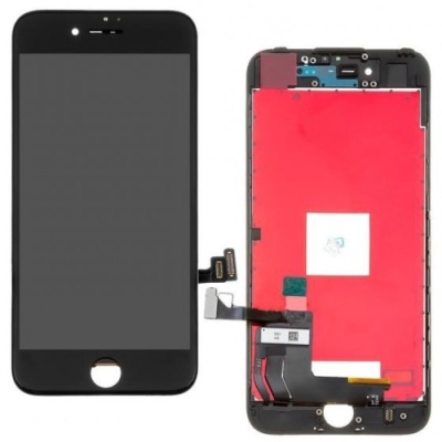 дисплей для apple iphone 7, чорний, із сенсорним екраном, з рамкою (origina refurbished by technoplus-pro) 