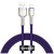 кабель baseus cafule metal usb - lightning 2.4a/1m (caljk-a05) (purple) 
