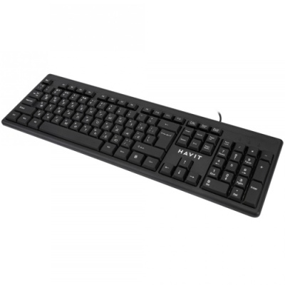 клавіатура провідна havit hv- kb2001 black 