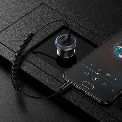 Bluetooth аудіо ресівер Borofone BC64 (Чорний)