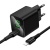 Мережевий Зарядний Пристрій Hoco CS83A 1USB/18W/QC3.0 + 1Type-C/20W/PD + (Type-C - Lightning) (Чорний) мережевий зарядний пристрій hoco cs83a 1usb/18w/qc3.0 + 1type-c/20w/pd + (type-c - lightning) (чорний)