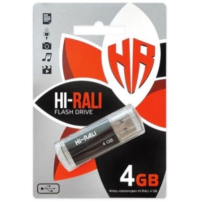 usb флеш-накопичувач hi-rali corsair 4gb (чорний) 