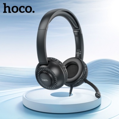 навушники для комп'ютера hoco w112 pure (чорний) 