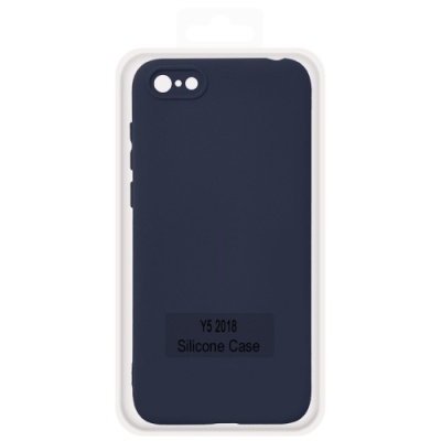 Купить чохол soft silicone case full для huawei y5 2018 (dark blue) онлайн